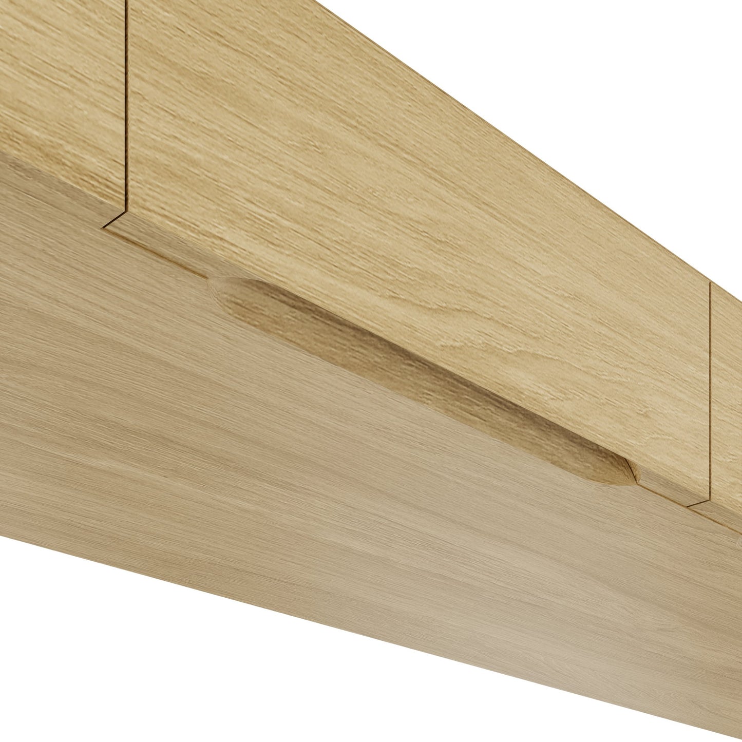 AIR EXECUTIVE Wandregal | 2200 x 150 mm, Echtholzfurnier