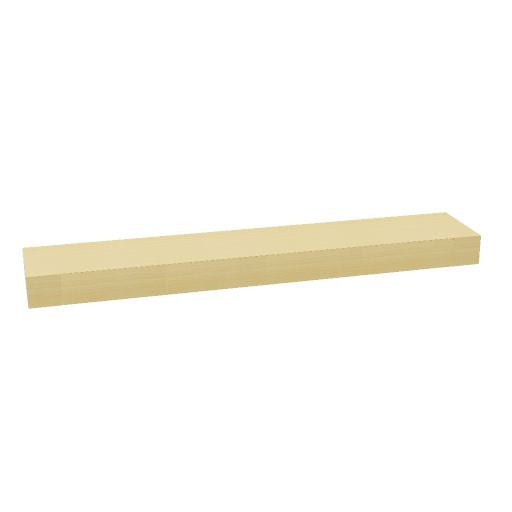 AIR EXECUTIVE Wandregal | 2200 x 150 mm, Echtholzfurnier