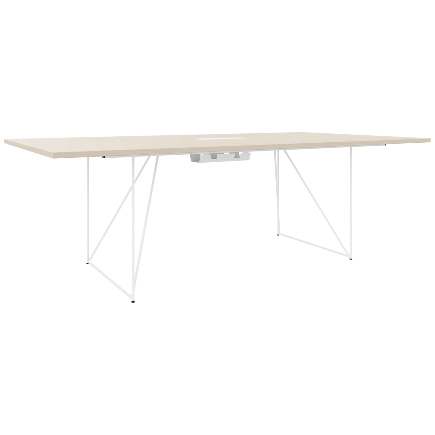 AIR conference table | Electrified, 2200 x 1300 mm, maple