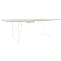 AIR conference table | Electrified, 2200 x 1300 mm, maple