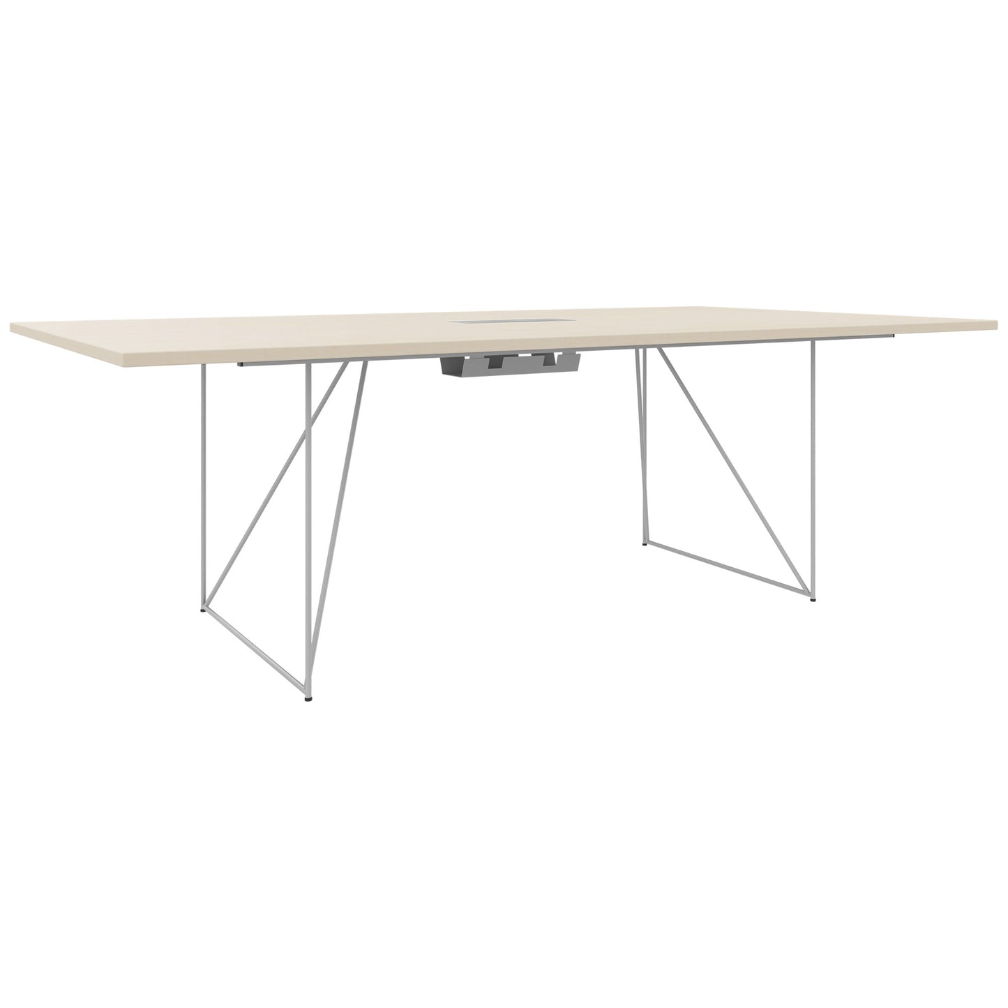 AIR conference table | Electrified, 2200 x 1300 mm, maple