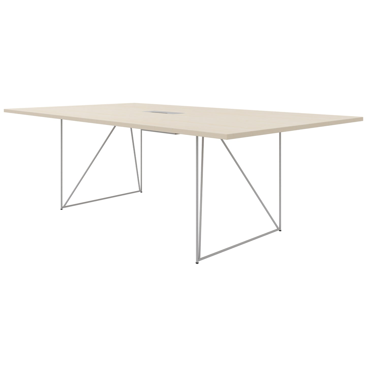 AIR conference table | Electrified, 2200 x 1300 mm, maple