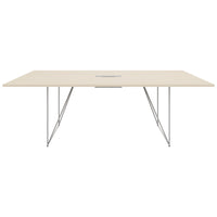 AIR conference table | Electrified, 2200 x 1300 mm, maple