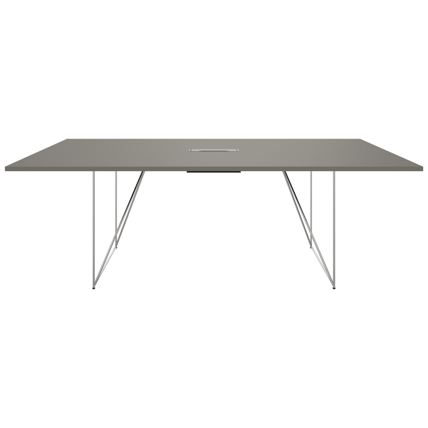 AIR conference table | Electrified, 2200 x 1300 mm, Cubanite gray