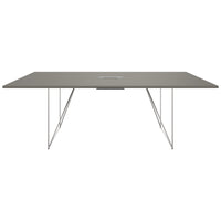 AIR conference table | Electrified, 2200 x 1300 mm, Cubanite gray