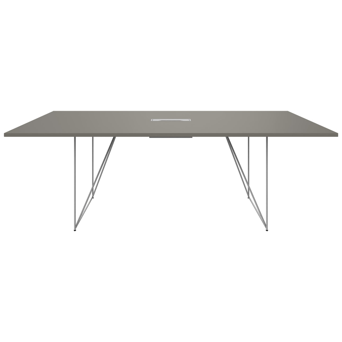 AIR conference table | Electrified, 2200 x 1300 mm, Cubanite gray