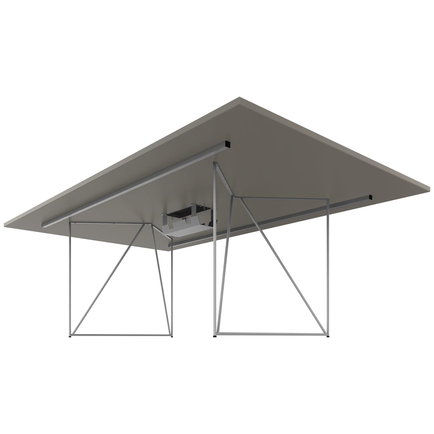 AIR conference table | Electrified, 2200 x 1300 mm, Cubanite gray