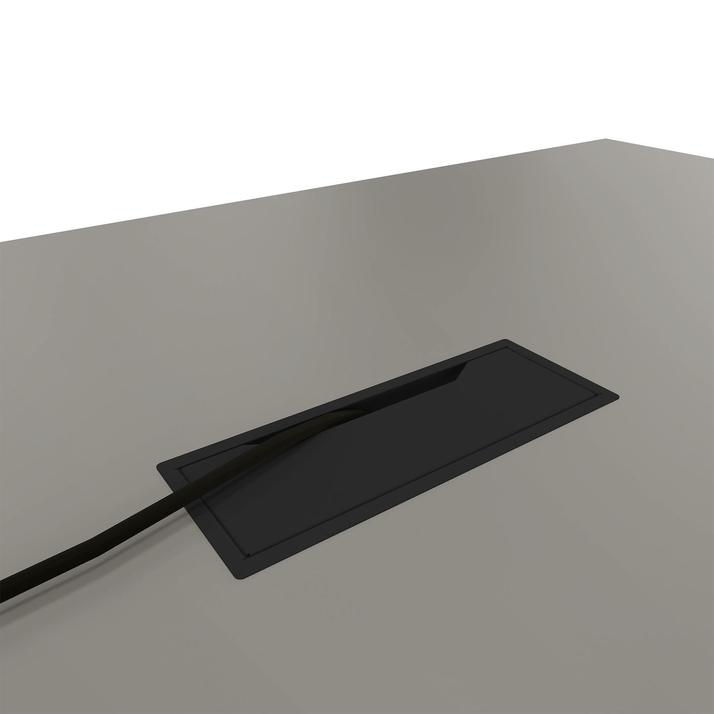 AIR conference table | Electrified, 2200 x 1300 mm, Cubanite gray