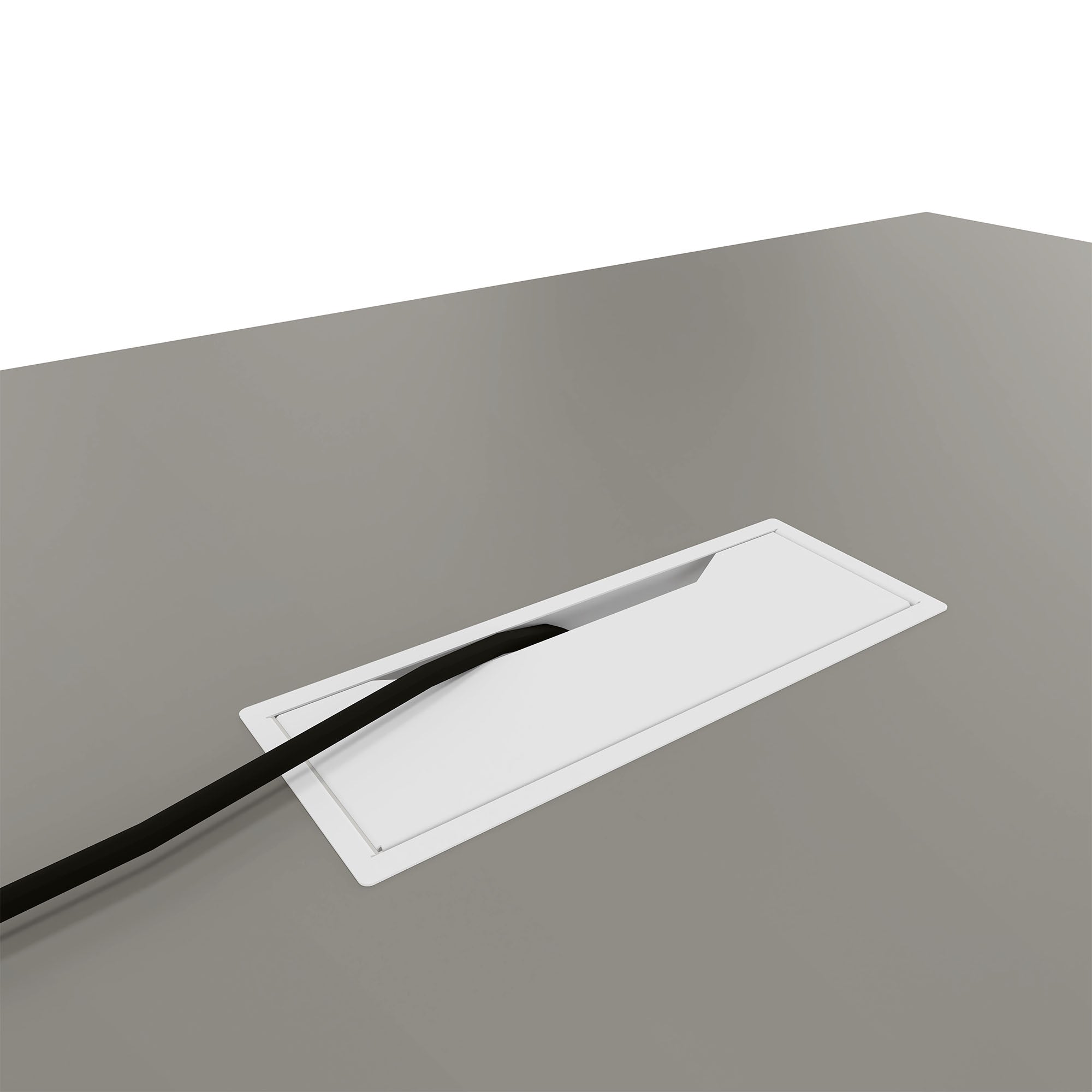 AIR Tabella della conferenza | Elettrificato, 2200 x 1300 mm, grigio cubanite