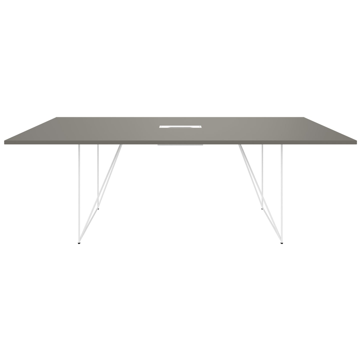 AIR conference table | Electrified, 2200 x 1300 mm, Cubanite gray