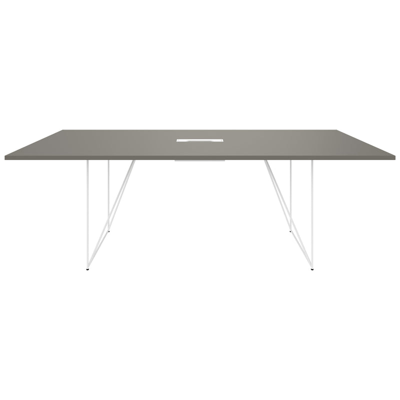 AIR Tavolo da conferenza | Elettrificato, 2200 x 1300 mm, grigio cubanite  - 3 Main Image