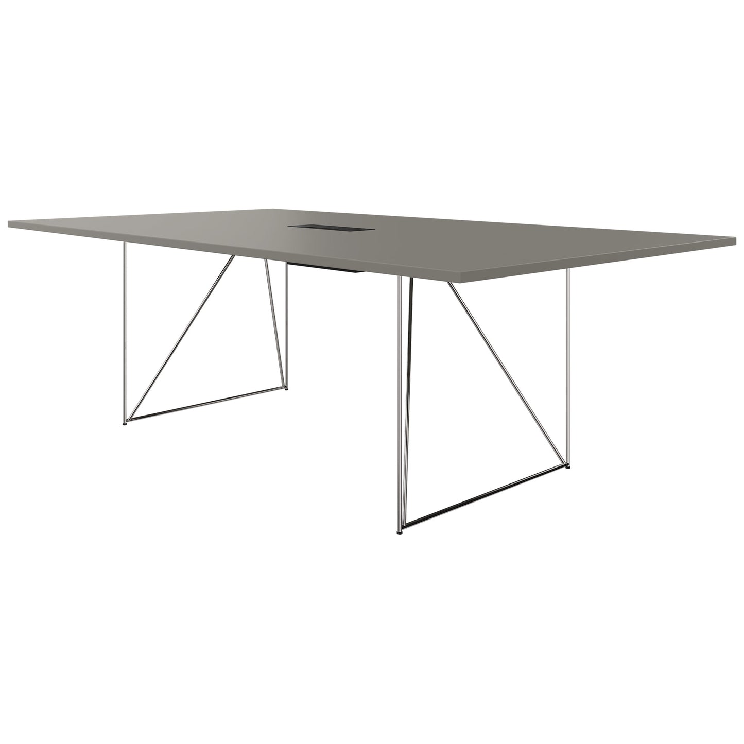 AIR conference table | Electrified, 2200 x 1300 mm, Cubanite gray