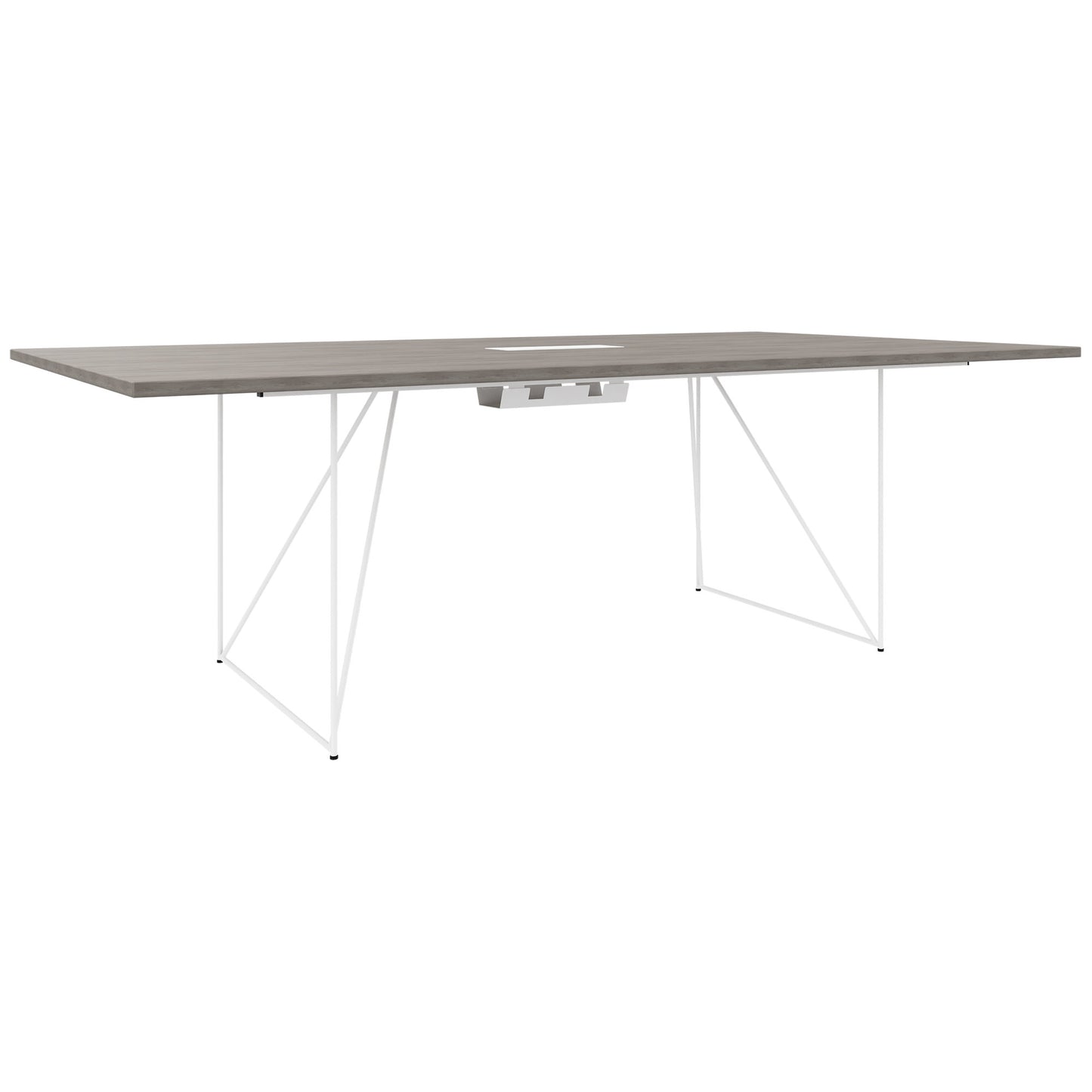 AIR conference table | Electrified, 2200 x 1300 mm, gray northern oak