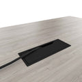 AIR Tavolo da conferenza | Elettrificato, 2200 x 1300 mm, quercia nordica grigia  - 5 Thumbnail Image