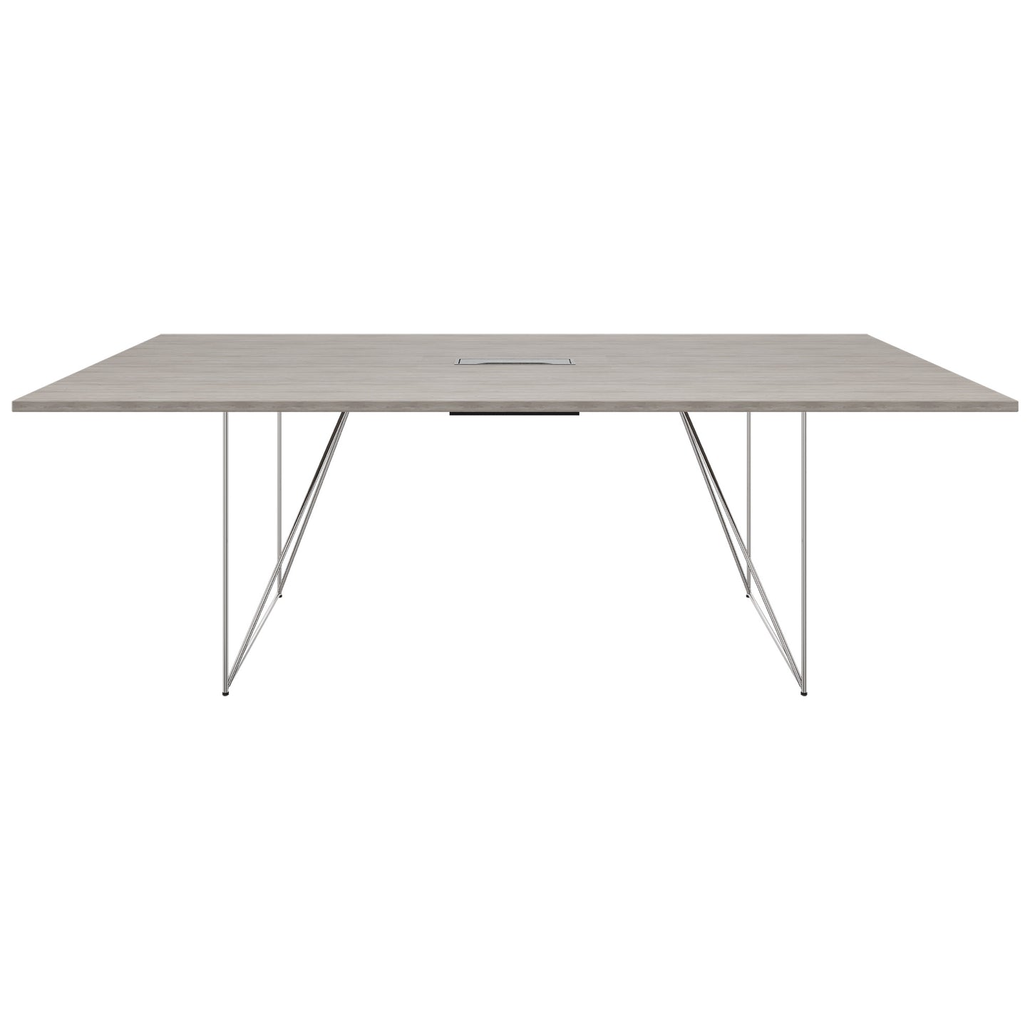 AIR conference table | Electrified, 2200 x 1300 mm, gray northern oak