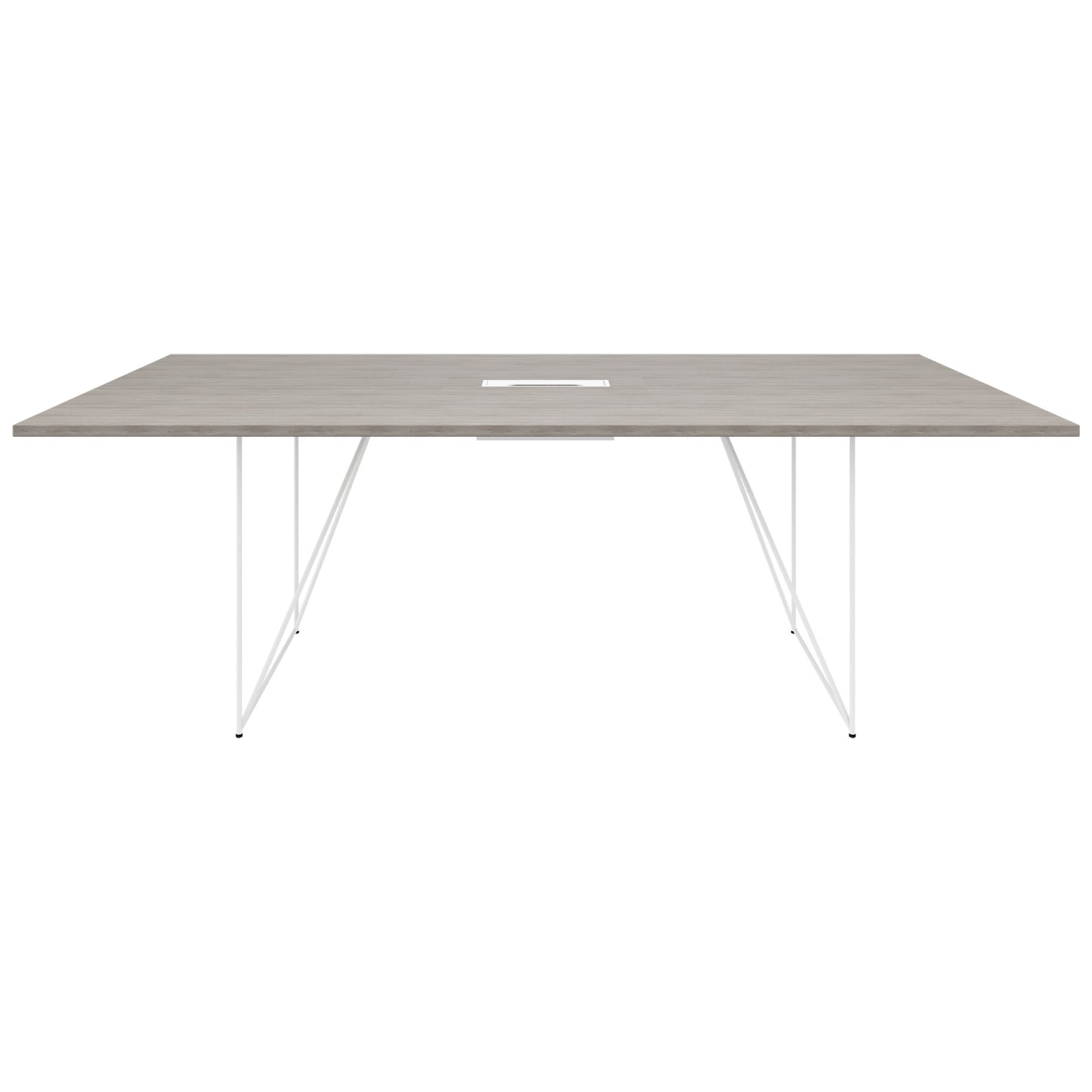 AIR conference table | Electrified, 2200 x 1300 mm, gray northern oak