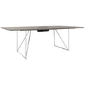 AIR Tavolo da conferenza | Elettrificato, 2200 x 1300 mm, quercia nordica grigia  - 1 Thumbnail Image