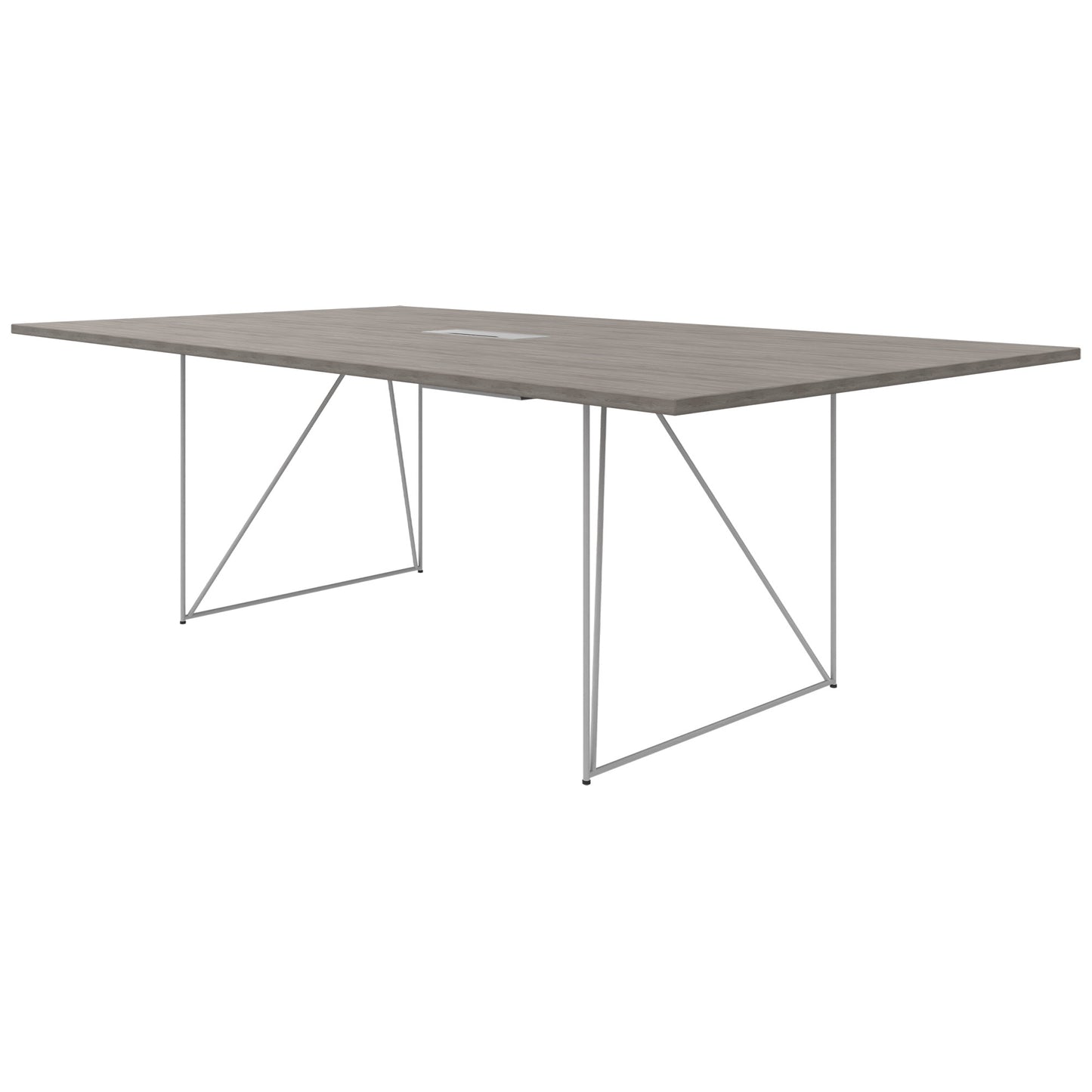 AIR conference table | Electrified, 2200 x 1300 mm, gray northern oak