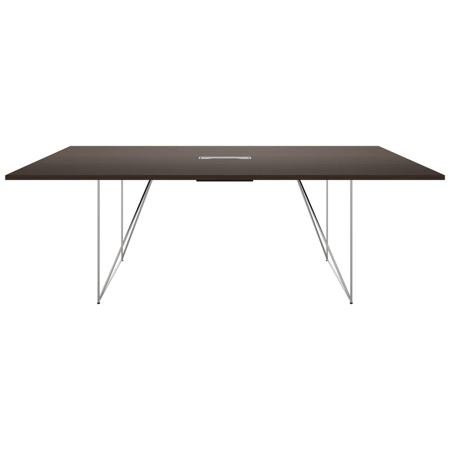 AIR conference table | Electrified, 2200 x 1300 mm, walnut