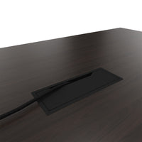 AIR conference table | Electrified, 2200 x 1300 mm, walnut