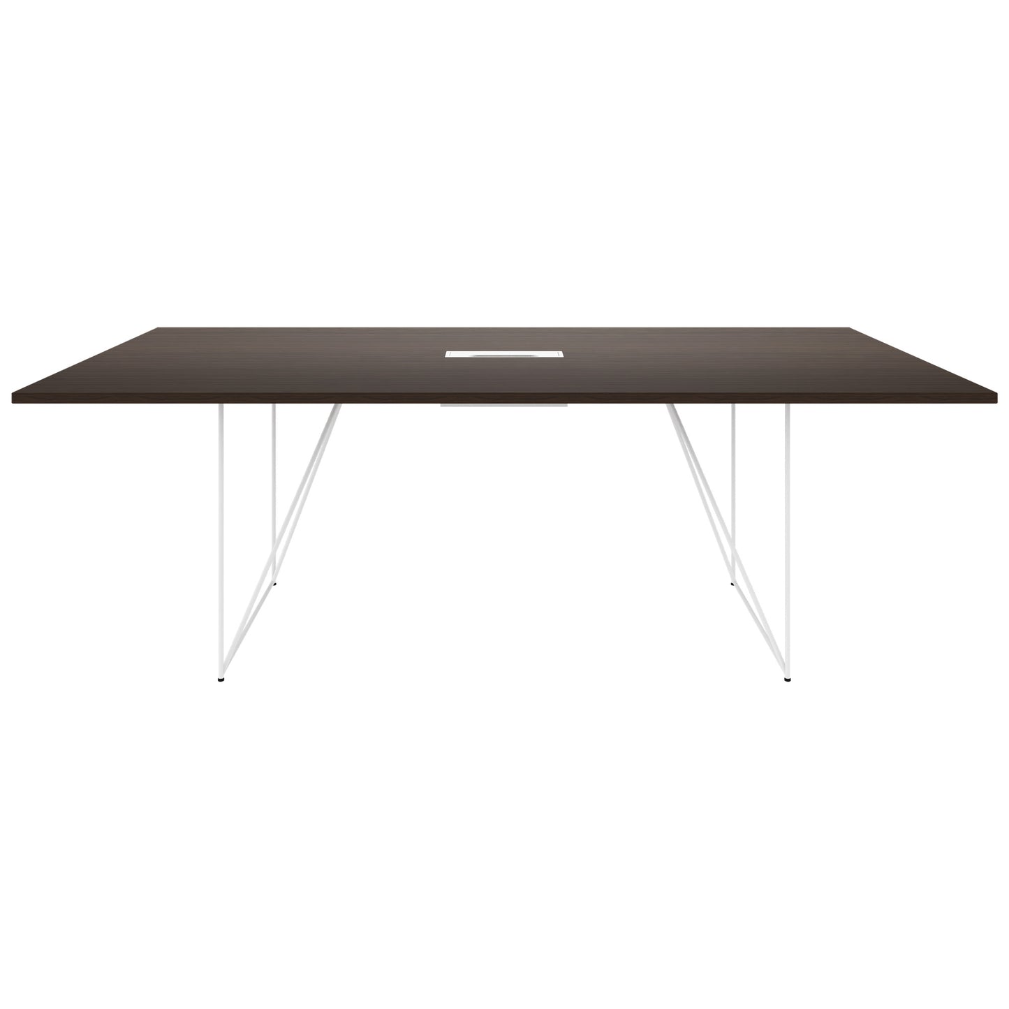 AIR conference table | Electrified, 2200 x 1300 mm, walnut