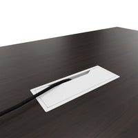 AIR conference table | Electrified, 2200 x 1300 mm, walnut