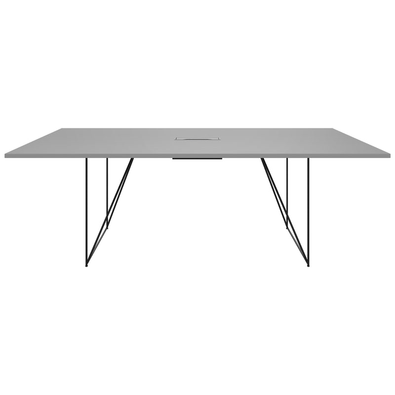 AIR Konferenztisch | Elektrifiziert, 2200 x 1300 mm, Perlgrau - 3 Main Image