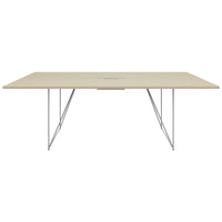 AIR conference table | Electrified, 2200 x 1300 mm, sand ash