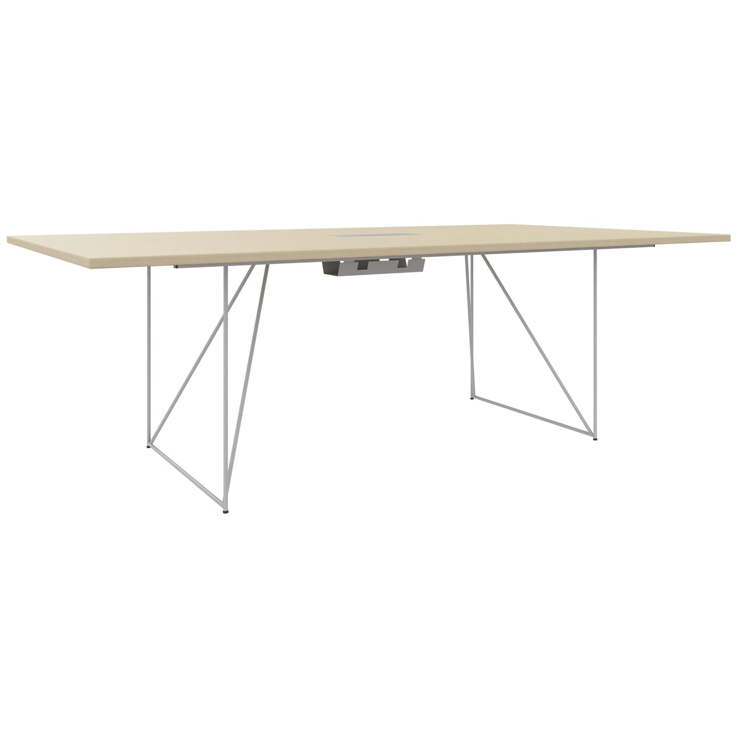 AIR conference table | Electrified, 2200 x 1300 mm, sand ash