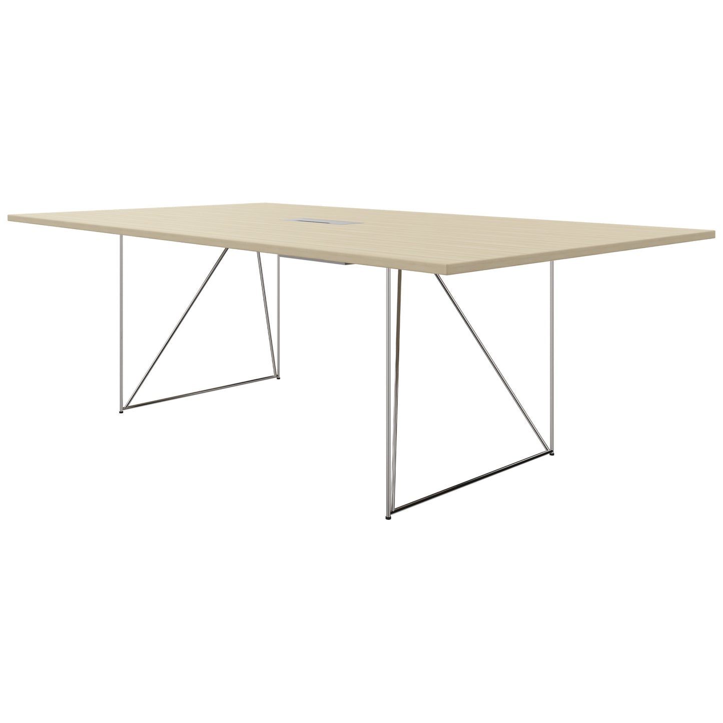 AIR conference table | Electrified, 2200 x 1300 mm, sand ash