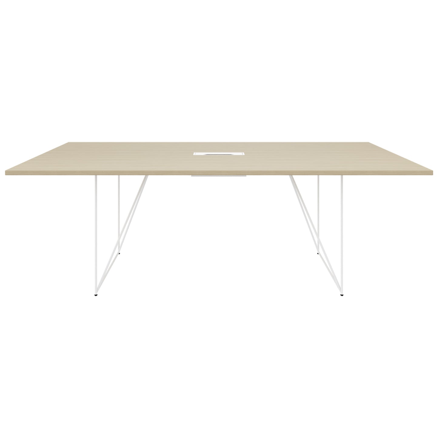 AIR conference table | Electrified, 2200 x 1300 mm, sand ash