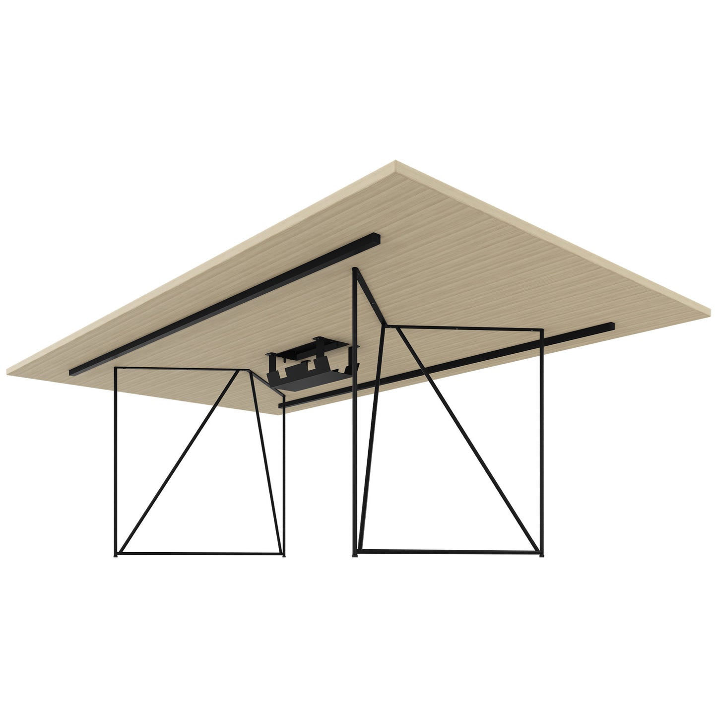 AIR Tableau de conférence | Électrifié, 2200 x 1300 mm, cendres de sable