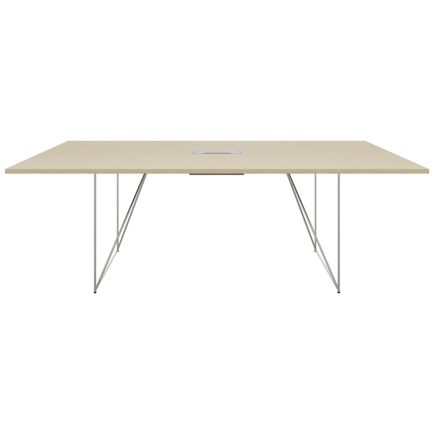 AIR conference table | Electrified, 2200 x 1300 mm, sand ash