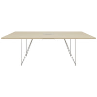 AIR conference table | Electrified, 2200 x 1300 mm, sand ash