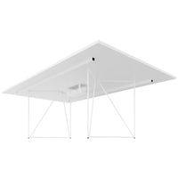 AIR conference table | Electrified, 2200 x 1300 mm, White