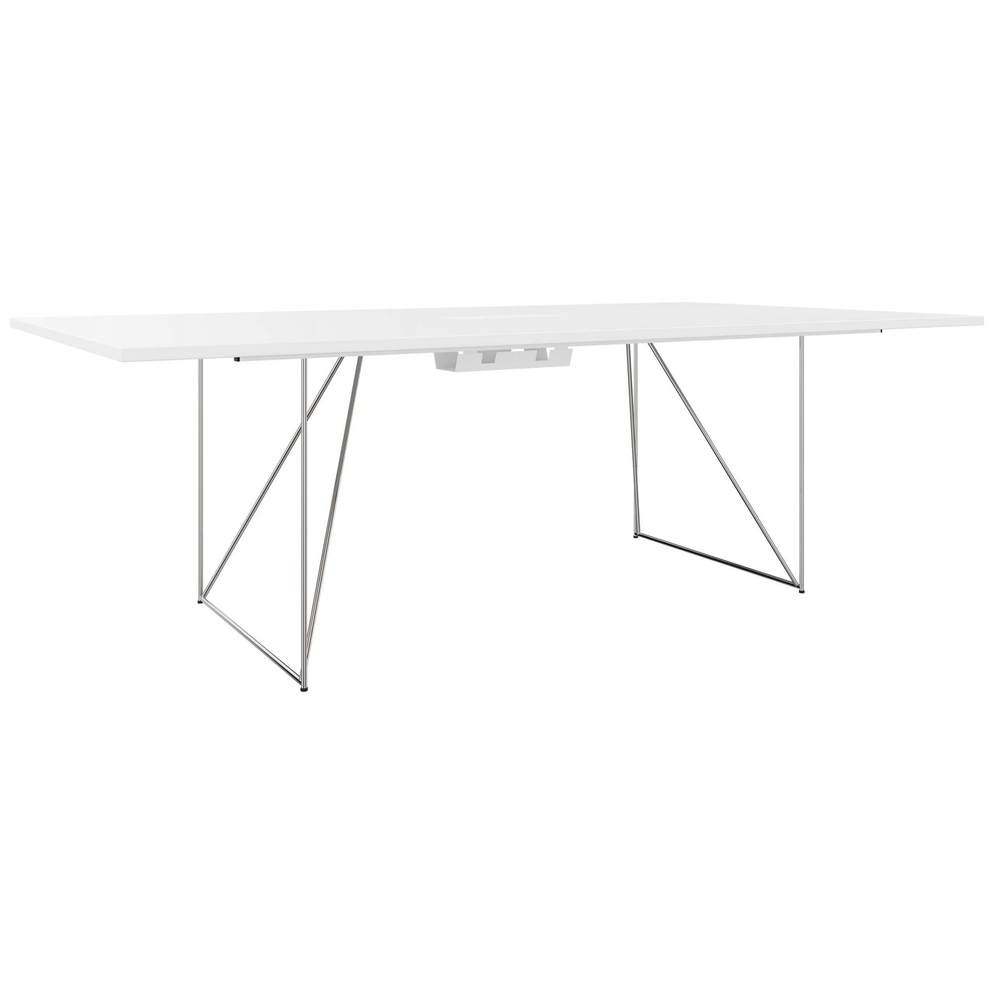 AIR conference table | Electrified, 2200 x 1300 mm, White