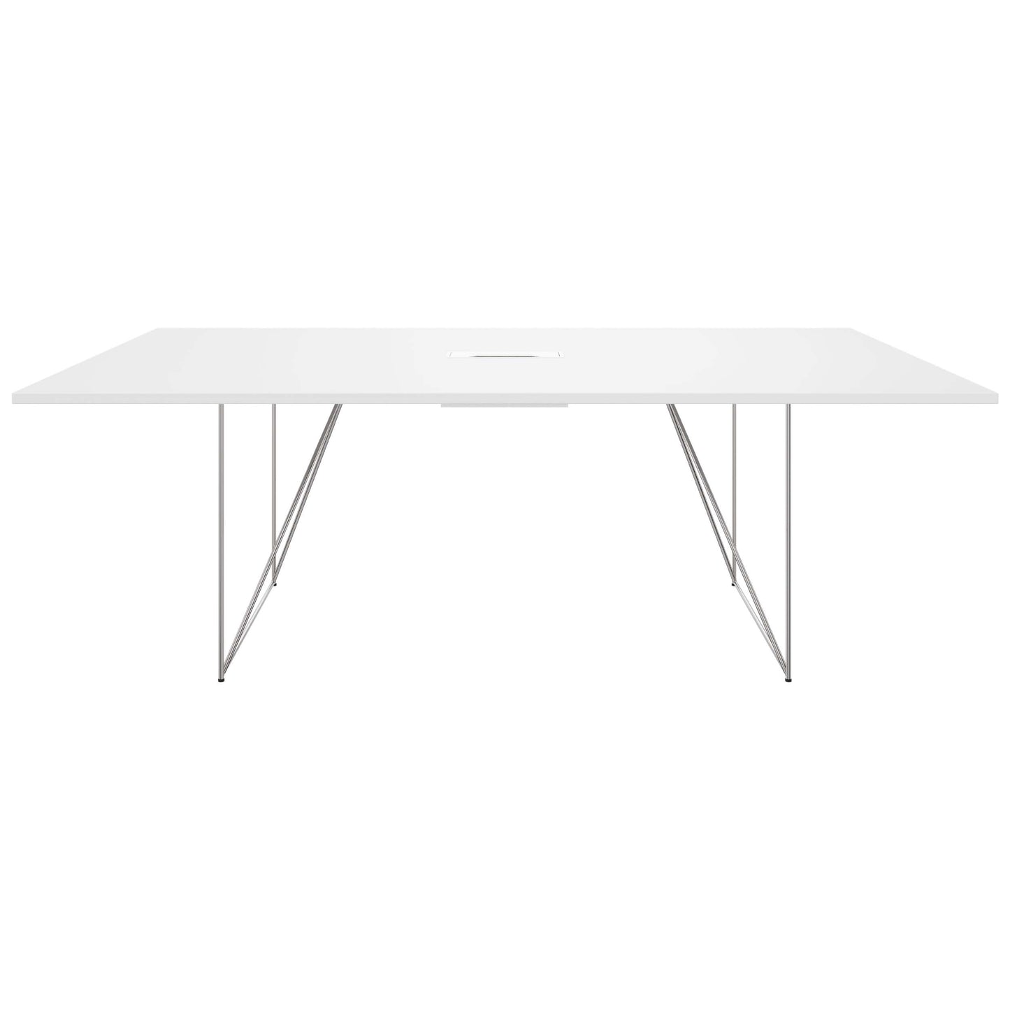 AIR conference table | Electrified, 2200 x 1300 mm, White