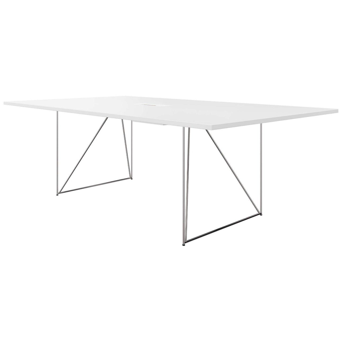 AIR conference table | Electrified, 2200 x 1300 mm, White