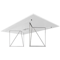 AIR conference table | Electrified, 2200 x 1300 mm, White