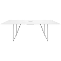 AIR conference table | Electrified, 2200 x 1300 mm, White