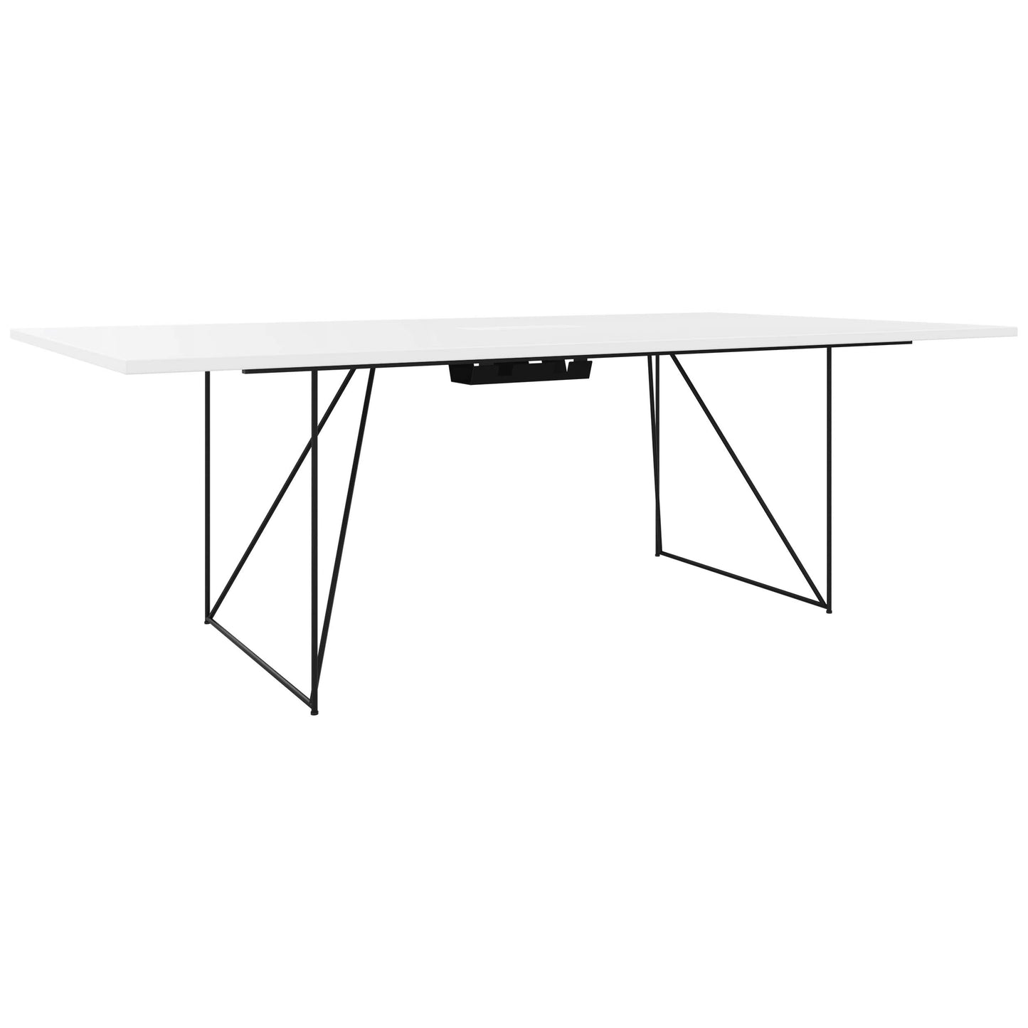 AIR conference table | Electrified, 2200 x 1300 mm, White