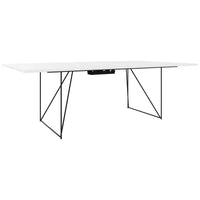 AIR conference table | Electrified, 2200 x 1300 mm, White