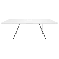 AIR conference table | Electrified, 2200 x 1300 mm, White