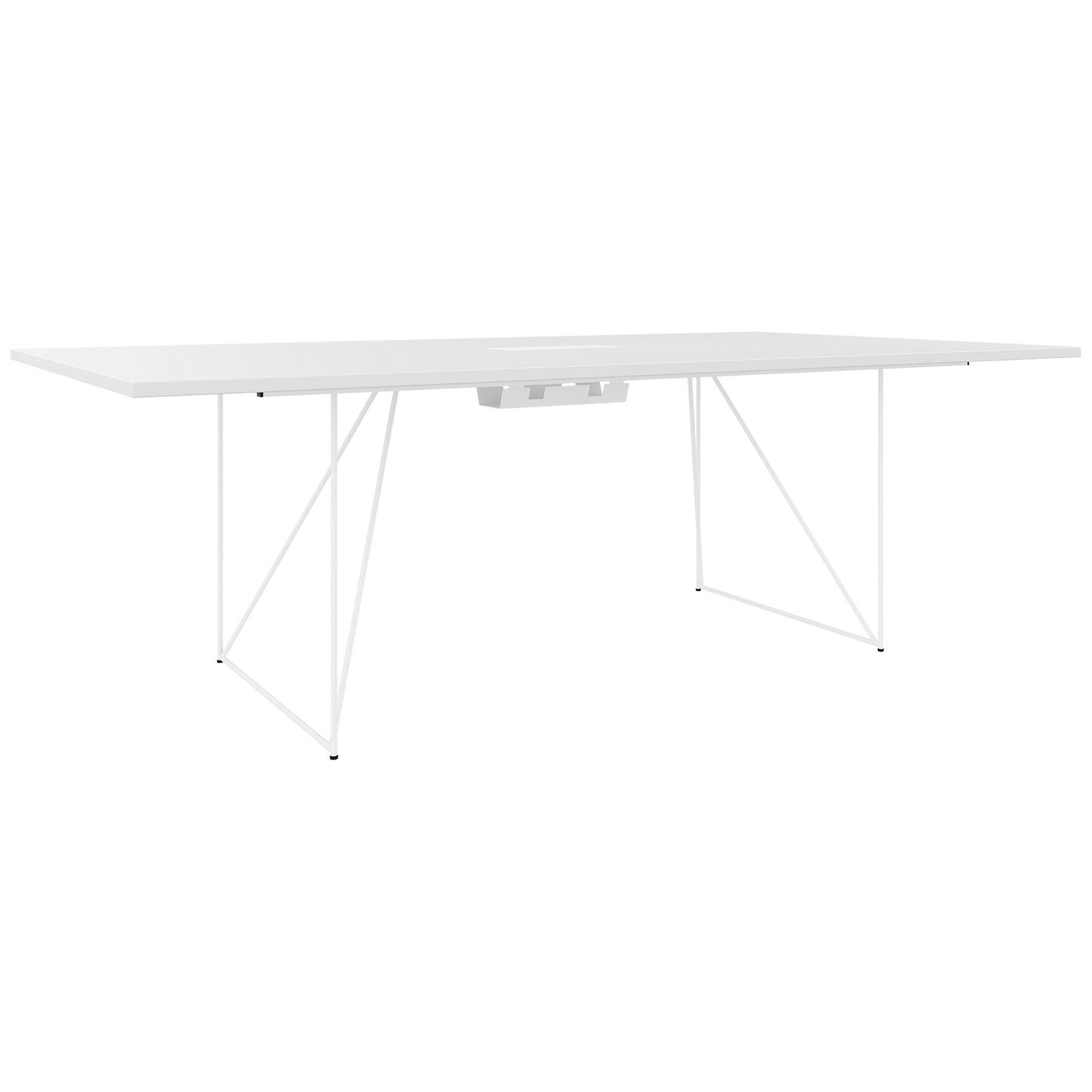 AIR conference table | Electrified, 2200 x 1300 mm, White