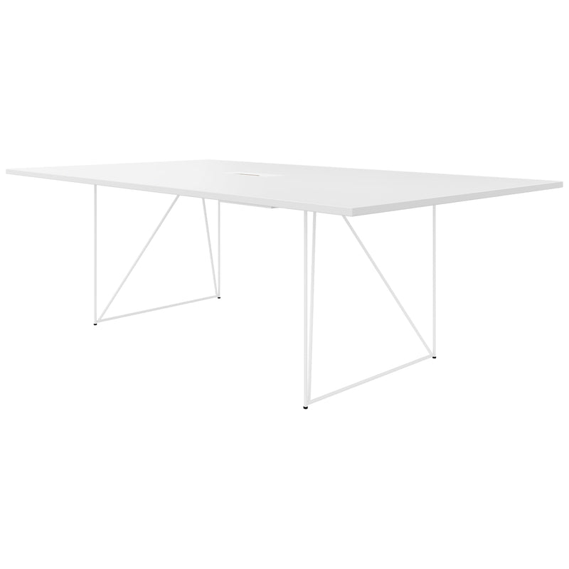AIR Konferenztisch | Elektrifiziert, 2200 x 1300 mm, Weiß - 2 Main Image