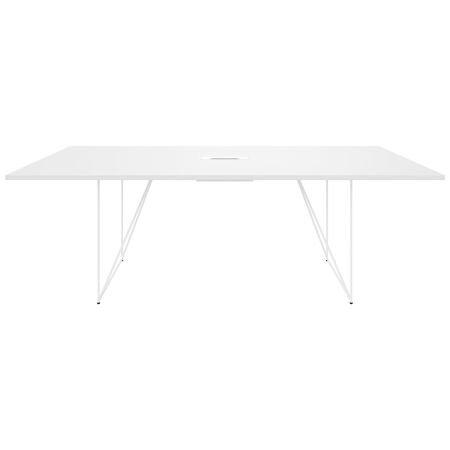 AIR conference table | Electrified, 2200 x 1300 mm, White