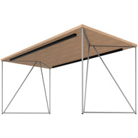 AIR desk | 1600 - 1800 mm, amber oak