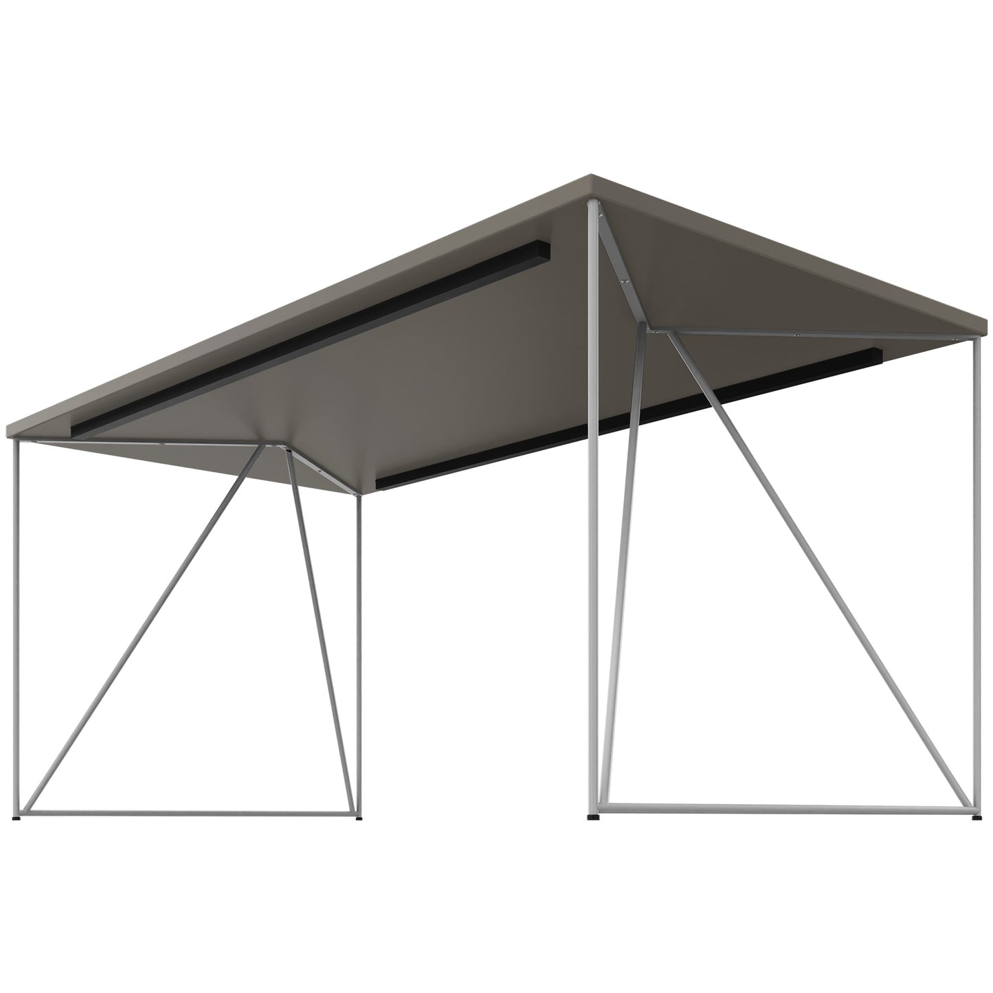 Bureau AIR | 1600 - 1800 mm, gris Cubanite