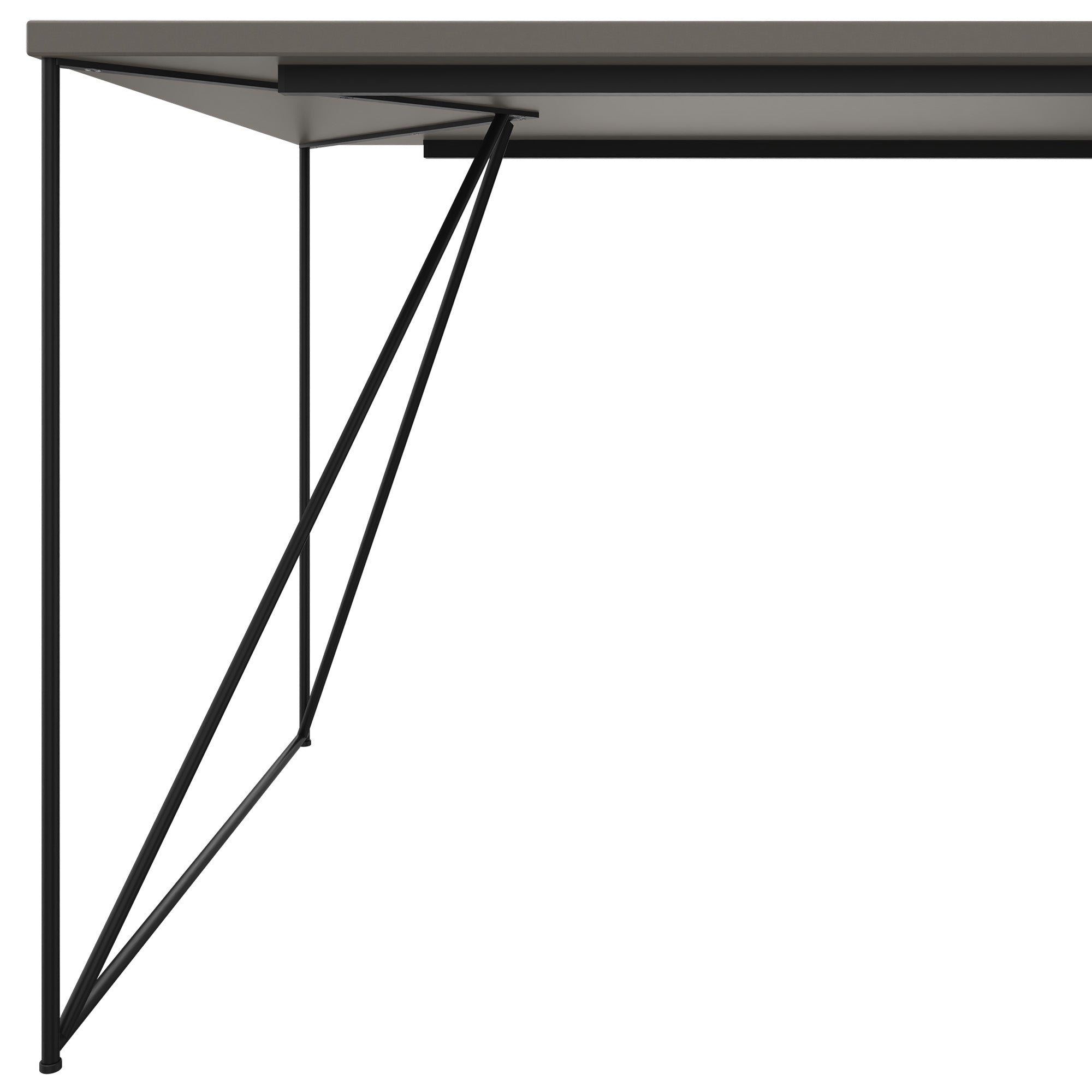 AIR desk | 1600 - 1800 mm, Cubanite gray