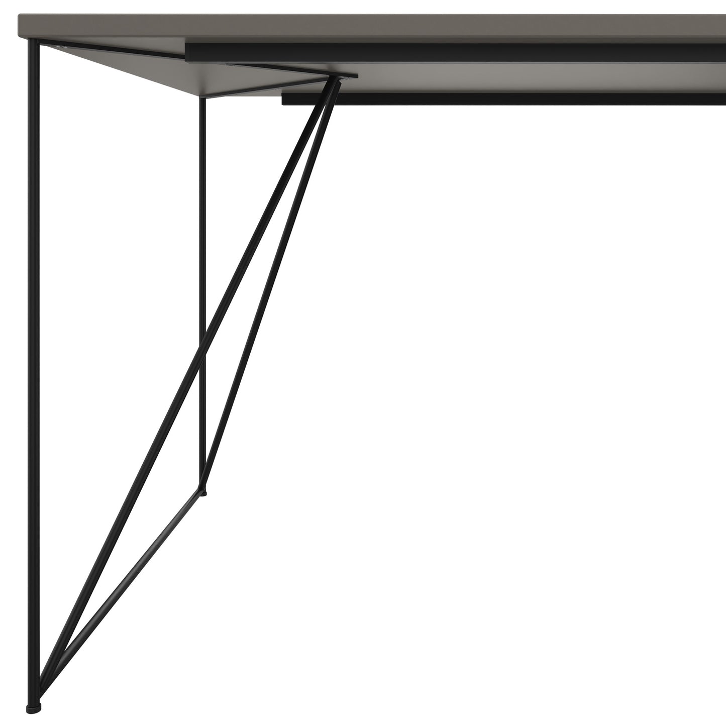 AIR Scrivania | 1600 - 1800 mm, cubanite grigio